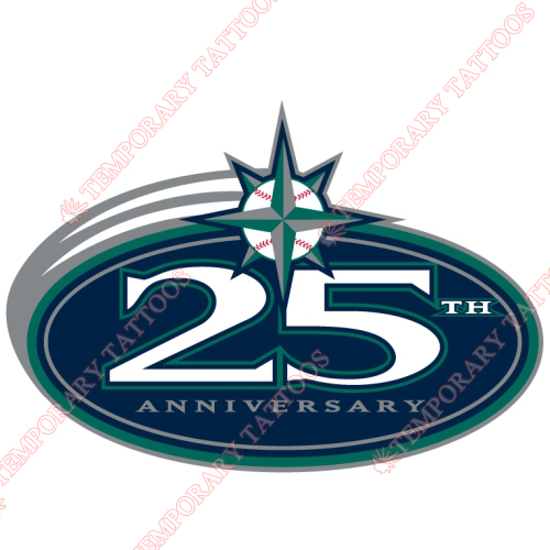 Seattle Mariners Customize Temporary Tattoos Stickers NO.1912
